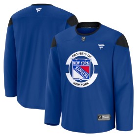 New York Rangers Dresy Personalizované Fanatics Team Practice 2024-25 Modrý - Pánské